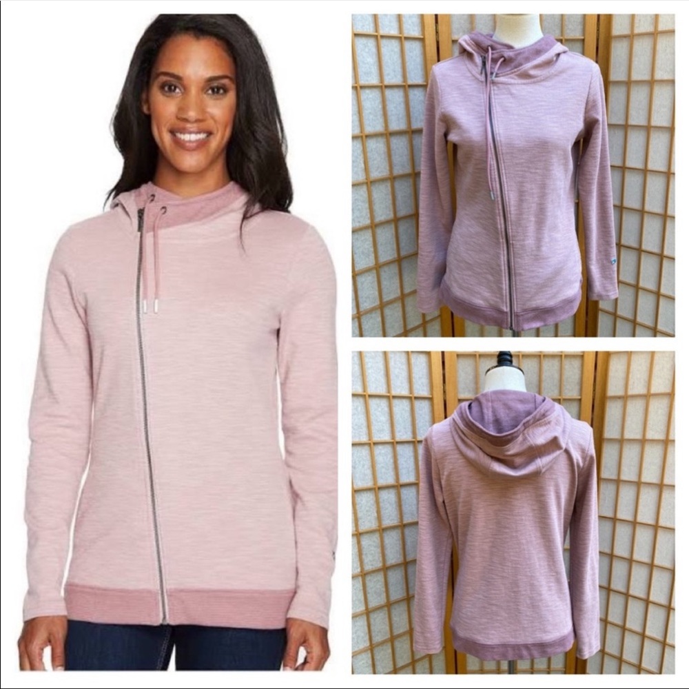 Kuhl Arva Asymmetrical Zip Hoodie Jacket SZ M
